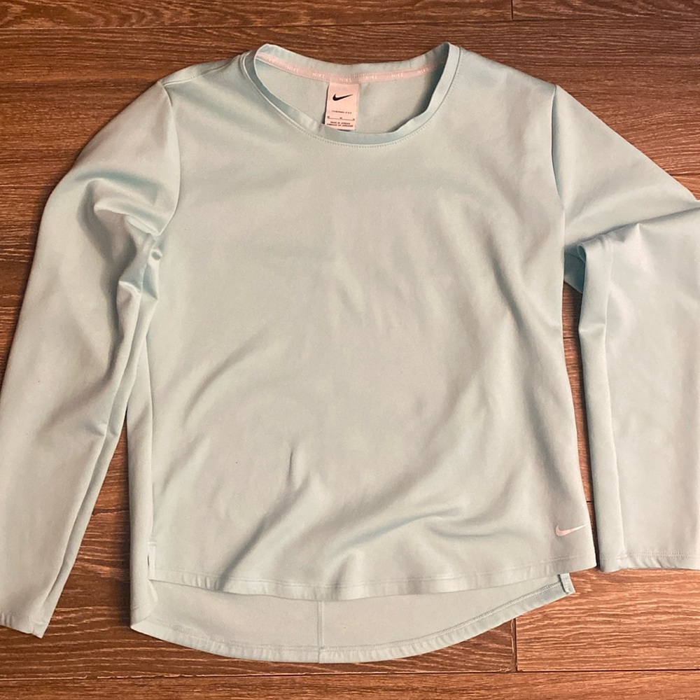 Women Nike Teal Pullover Sweatshirt Size M